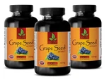 Cardiovascular Health - Grape Seed Extract 150MG Natural 3 Bottle 90 Capsules. Fixed Price $49.77.