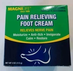 Lot Of 2 - Magnilife, Pain Relieving Foot Cream, 4 Oz (113 G). Fixed Price $29.99.