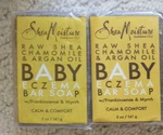 Pack 2 Shea Moisture Raw Chamomile & Argan Oil Baby Eczema Bar Soap 5 Oz. Fixed Price $39.99.