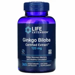 Ginkgo Biloba 120MG Certified Extract 365 Veggie Caps Life Extension 24% Flavone. Fixed Price $39.75.