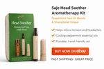 Saje Head Soother Kit Peppermint Halo Cooling Oil Stress Release Inhaler New. Fixed Price $70.99.