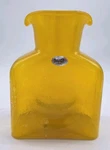 Blenko Cased Experimental Citrine Star Seed 384 Water Bottle, Retired. Fixed Price $175.00.