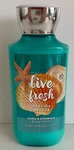 Bath & Body Works Live Fresh Seaside Breeze Shea Vitamin Lotion 8 Oz New. Fixed Price $35.99.