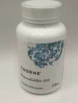 Thorne PHARMAGABA-100 60 Capsules New Sealed Exp 11/2026. Fixed Price $39.99.