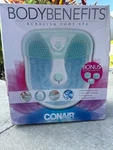 Conair Body Benefits Bubbling Foot Spa Bath Deep Basin 3 Attachment Bonus Blue. Fixed Price $35.00.