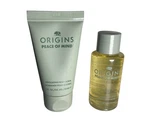 New Origins Peace Of Mind Oil-to-milk Bath Soak & Body Scrub Travel Size 1 Oz. Fixed Price $14.99.