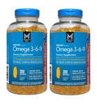 (2-PACK) Omega 3-6-9 Softgels 1600 Mg, 300 Count Sustainably Sourced Tuna Oil. Fixed Price $36.80.
