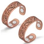 Cigmag 2PCS Copper Rings For Women Adjustable Solid Pure Tree Of Life. Fixed Price $16.99.