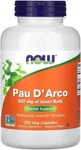 Now Foods Pau D' Arco, 500 Mg, 250 Veg Capsules. Fixed Price $27.41.