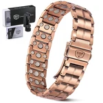 Mens Magnetic Copper Bracelet With 3X Strength Ultra Enhanced Magnets,adjustab. Fixed Price $69.89.