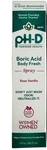 Ph-d Feminine Health Boric Acid Body Fresh Spray Vegan, Paraben-free 04/2026. Fixed Price $12.99.