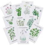 Sereniseed Certified Organic Herb Seeds (10-PACK) Non Gmo Heirloom Se.... Fixed Price $26.39.