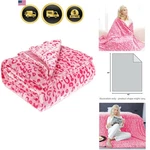 Pink Throw For Kids Girls - Soft Fuzzy Fleece Cheetah Leopard Blanket.... Fixed Price $23.86.