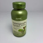 Gnc Herbal Plus Ashwagandha Extract 470MG 100 Caps Vegetarian Exp 05/27 Sealed. Fixed Price $21.99.