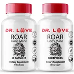 (2 Pack) Dr. Love Roar Lion Mane Male Capsules For Men Energy & Vitality Pills. Fixed Price $29.95.
