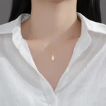 Nature's Whisper Leaf Sterling Silver Pendant Necklace Nickel-free. Fixed Price $31.27.
