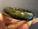 57.1MM Natural Serpentine Crystal /medicine King Stone Bangle. Fixed Price $48.00.