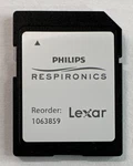 Genuine Original Philips Respironics 1063859 Lexar Sd Data Memory Card. Fixed Price $9.95.