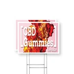 Cbd Gummies Yard Sign Delicious Edibles, Wellness Products, Health Benefits. Fixed Price $93.99.