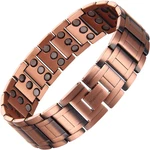 Magenergy Copper For Men 3X Magnetic Bracelets 99.99% Pure Wrist. Fixed Price $32.79.