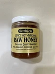 Three Jars 12 Oz Raw Honey Spicy Hot 100% Usa Local Pure Natural Fresh Gmo Free. Fixed Price $48.95.