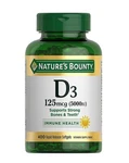 Nature's Bounty Vitamin D3 5000IU, 400 Softgels Exp 12/2026+. Fixed Price $9.99.