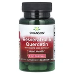 2 Swanson, Resveratrol & Quercetin With Grape Seed Extract, 30 Veg-worldwide. Fixed Price $73.22.
