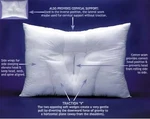 ARC4LIFE Traction V Pillow Brand New Large End Neck Pain- Support +. Fixed Price $128.99.