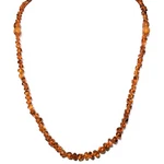Charged Natural Lithuanian Cognac Baltic Amber 24" Necklace + Selenite Charger. Fixed Price $29.99.