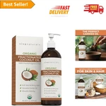 Ultra-hydrating Organic Coconut Oil 16 Oz Perfect For Skin, Hair & Massage. Fixed Price $28.51.