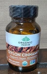 Organic India Ceylon Cinnamon Capsules 60 Count Herbal Supplement /new - Sealed. Fixed Price $14.99.