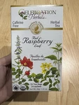 Celebration Herbals Red Raspberry Leaf Tea Organic Caffeine Free 24 Bags. Fixed Price $6.50.