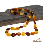 Baltic Amber Necklace Olive Shape - Safety Clasp Infant. Fixed Price $19.99.
