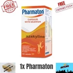 X 100S Pharmaton Capsules With Ginseng And Selenium Energy Booster Performance. Fixed Price $55.00.