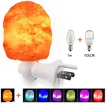 7-COLOR Himalayan Salt Lamp Plug-in Night Light For Home Wall Decor. Fixed Price $23.99.