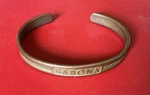 Vintage Sabona London Copper 800834 Plain Cuff Bracelet 6", Beautiful Patina. Fixed Price $17.34.