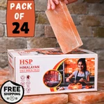 Himalayan Pink Salt Tiles 8X4X0.75 Pack Of 24 Natural Bricks Spa Wall Hsp. Fixed Price $199.99.