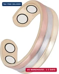 Enercoppex Copper Magnetic Ring For Women, Lymphatic Drainage Adjustable Wi. Fixed Price $16.86.