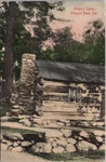 1907 Mount Wilson, California Hand-colored Postcard Strain's Cabin Wilson's Peak. Fixed Price $5.46.