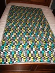Weighted Sensory Blanket Custom Made 40"X72" Unique Guitar Pattern/grey 10LBS. Fixed Price $70.00.
