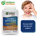 Vision Defender Omega: Dry Eye/macular/eye Care OMEGA-3 Pure Fish Oil Softgels. Fixed Price $42.14.