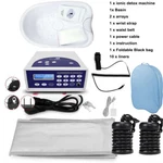 Portable Ionic Detox Foot Bath Spa Machine Kit Aqua Cleanse With Hand Belt. Fixed Price $129.99.