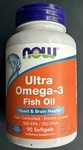 Now Foods Ultra OMEGA-3 Fish Oil 500 EPA/250 Dha 90 Softgels. Fixed Price $19.99.