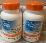 High Absorption Magnesium 200 Mg 240 Tablets By Doctors Best 100% Chelated. Fixed Price $34.99.