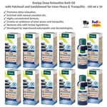 Kneipp Deep Relaxation Bath Natural Essential Oils For Inner Peace 10X100ML. Fixed Price $224.99.