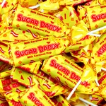 Sugar Daddy Caramel Pops 28 Count Classic Retro Candy Bulk. Fixed Price $13.99.