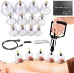 Cupping Therapy Massage Kit W Pump 12 Cups For Cellulite Muscle. Fixed Price $35.99.