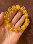 Natural Baltic Amber Egg Yolk 12MM Bead Bracelet. Fixed Price $159.90.
