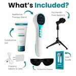 Norelie Redrevive Light Therapy Wand, Stand, Glasses & Gel Set Sealed. Fixed Price $39.99.