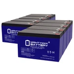 Mighty Max 12V 9AH Gel F2 Battery Replaces Douglas Guardian DG12-7F 8 Pack. Fixed Price $179.99.
